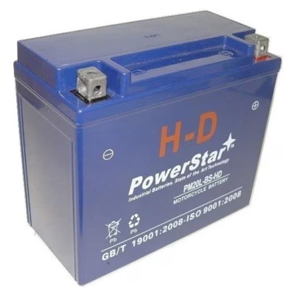 PowerStar PM20L-BS-HD-0148 2006 Harley VRXSE Screamin Eagle Destroyer Battery, Powerstar, Mfr#: PM20L-BS-HD-0148